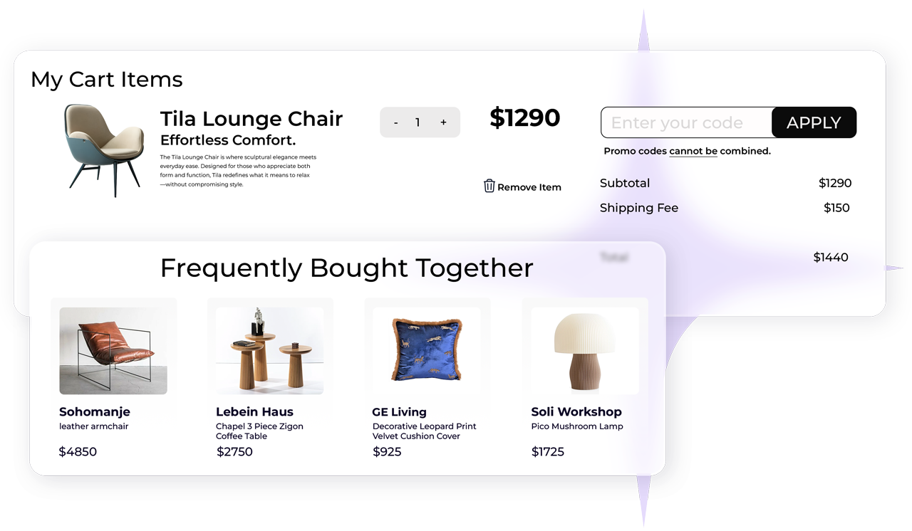 productrecommendations cart page frequently bought together