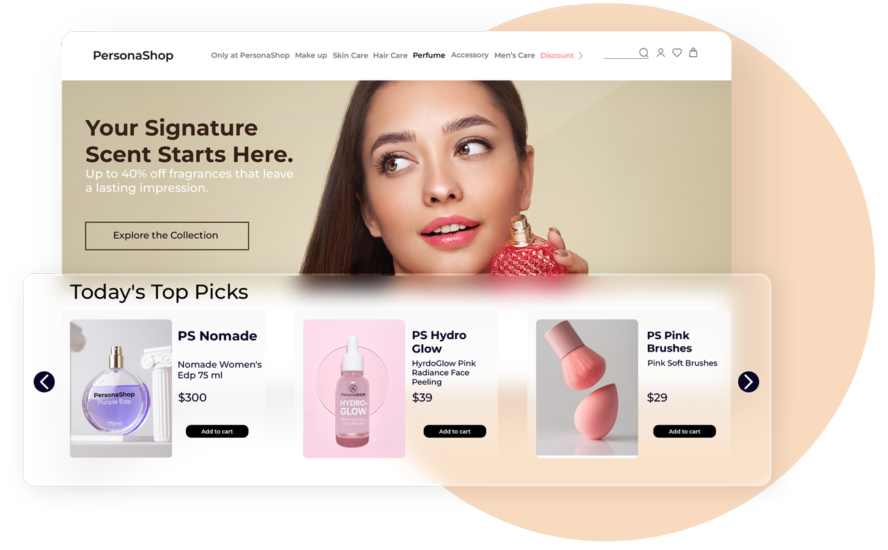 productrecommendations homepage top picks