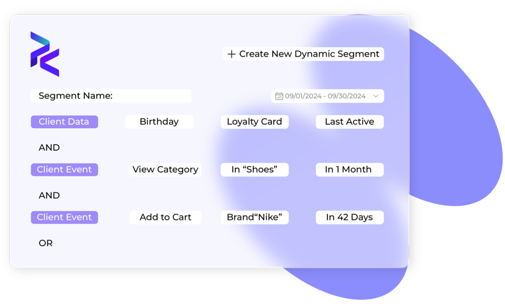 dynamic segmentation create segmentation