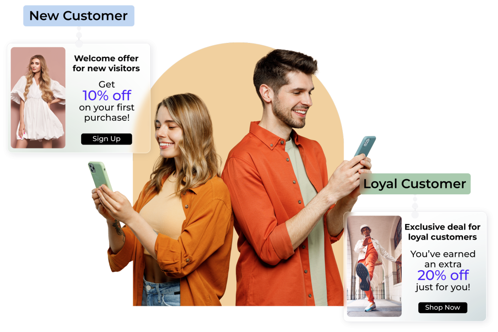 on site marketing loyal customer new customer