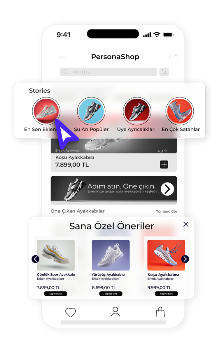 anasayfa kisisellestirilmis urun onerileri