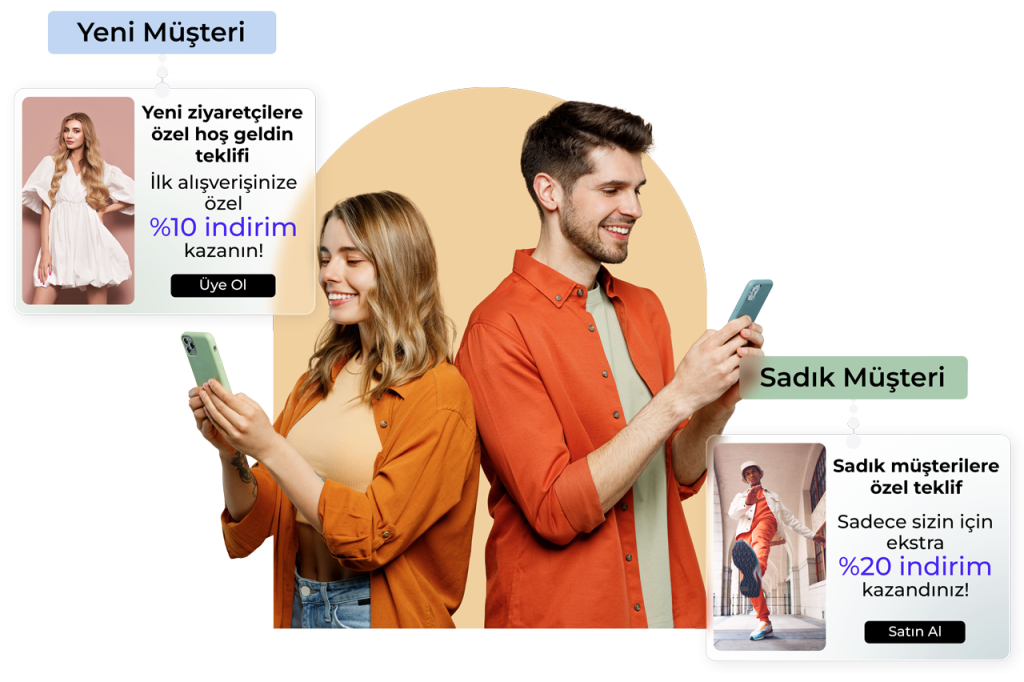 onsite pazarlama davranis bazli segmentasyon