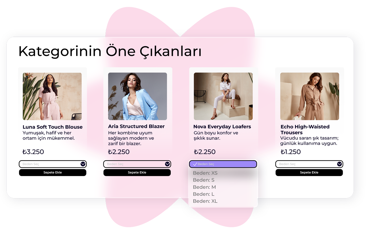 urun oneri kategorinin one cikanlari